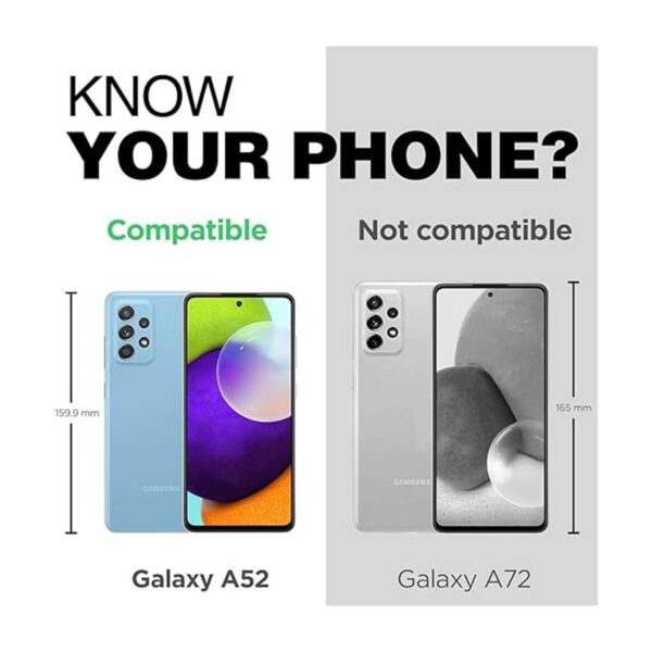Encased Falcon Armor para Samsung Galaxy A52 con clip para_2