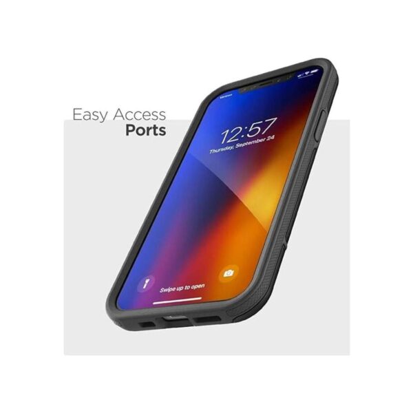 Encased Compatible con iPhone 12 Pro cinturón clip funda_3