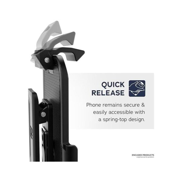 Encased Clip para cinturón compatible con Apple Clear Case_3