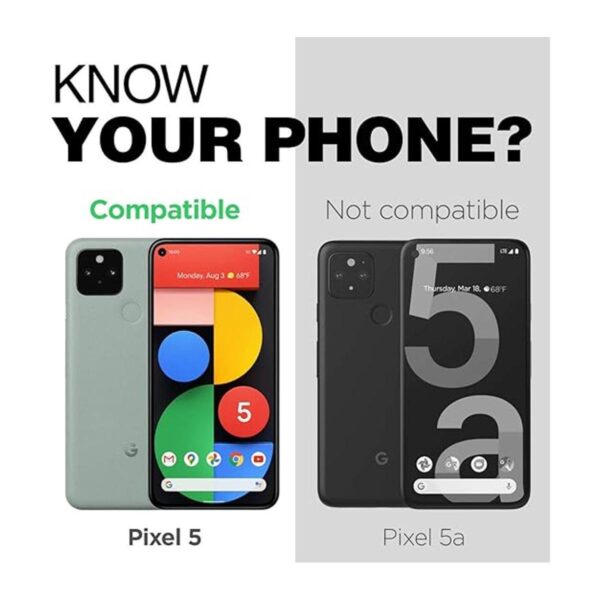 Encased Pixel 5 Funda con protector de pantalla y clip_2