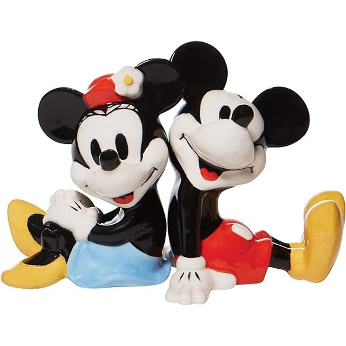 Enesco Disney Ceramics Juego de salero y pimentero