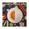 Ensaladera grande con tapa juego de cuencos de fibra de