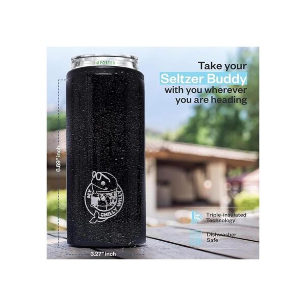 Enfriador de latas de acero inoxidable con aislamiento