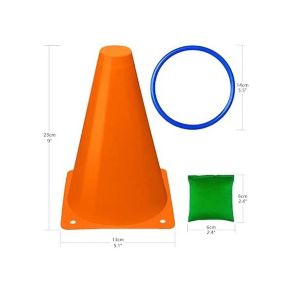 Eocolz Juegos de carnaval 3 en 1 conos de plástico_6