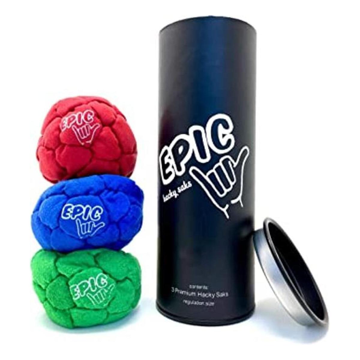 Epic Hacky Juego de 3 bolsas de regalo con tubo de