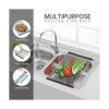 Escurridor de platos enrollable grande ajustable de 12.8 x_3