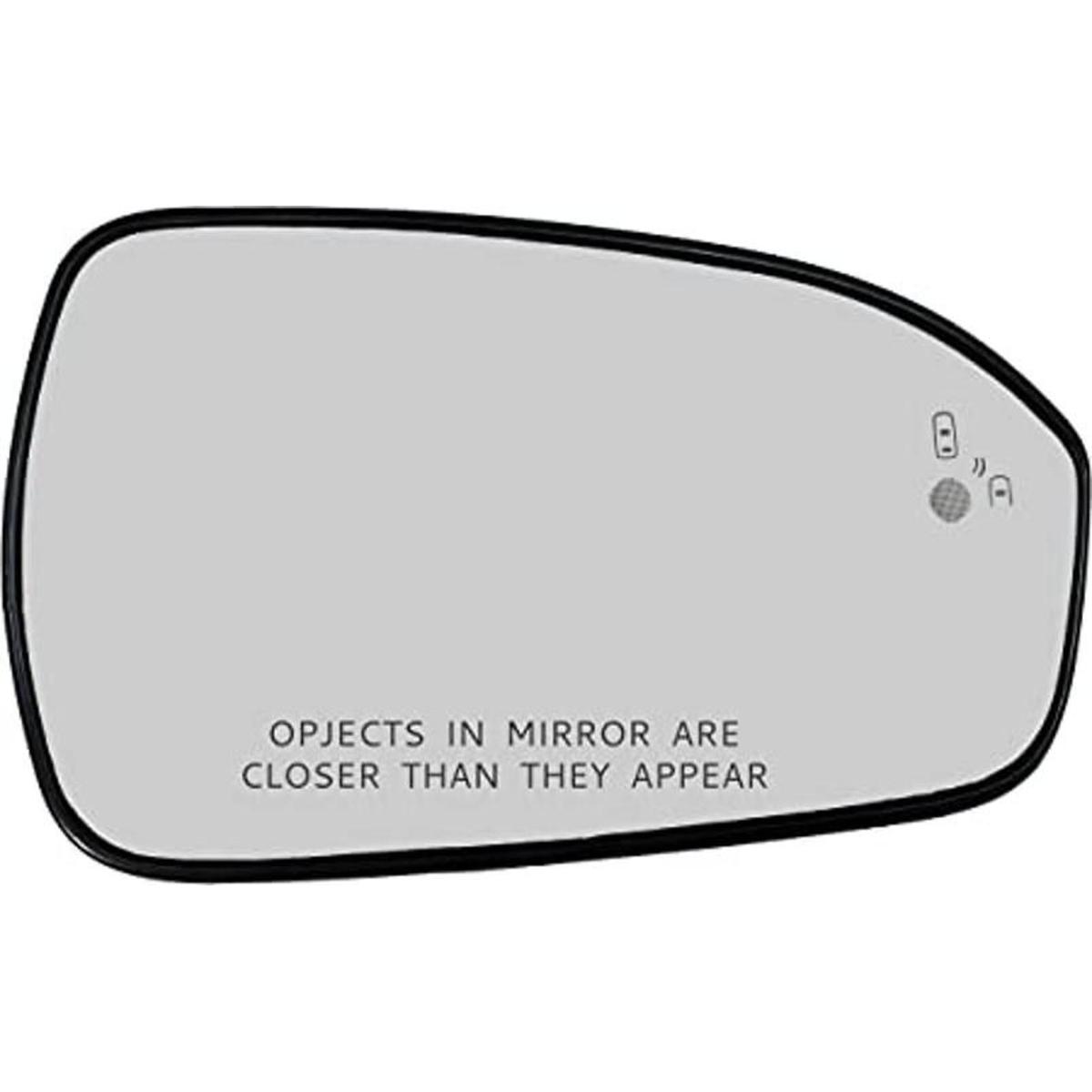 Espejo de repuesto para el lado del pasajero con placa