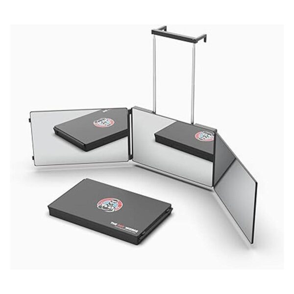 Espejo de 360 Espejo de 3 vías para autocorte de cabello_6
