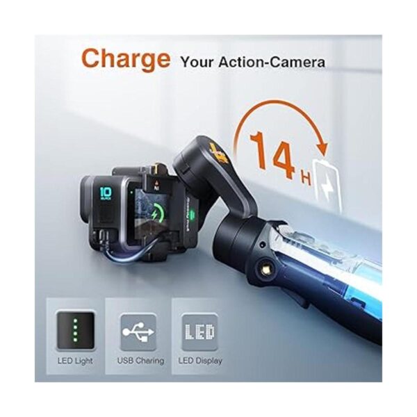 Estabilizador de cardán de 3 ejes para GoPro Hero 11109_5