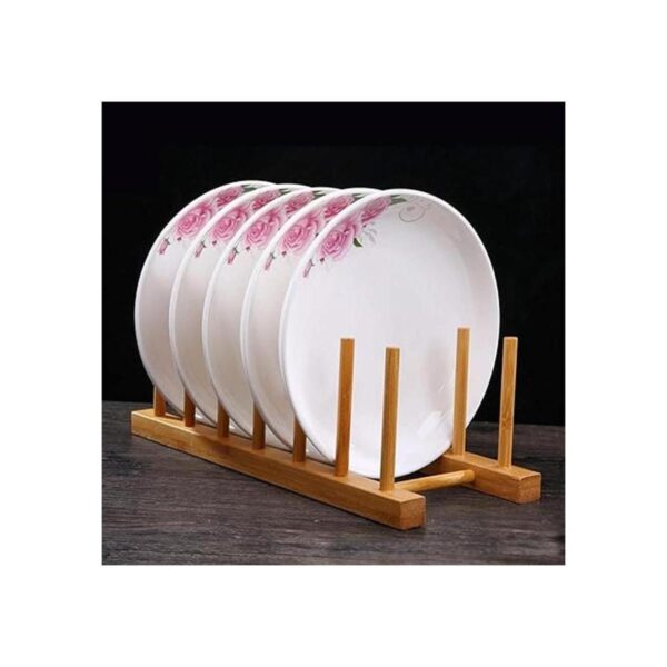Estante de bambú para platos tapa de ollaplacatabla de_2