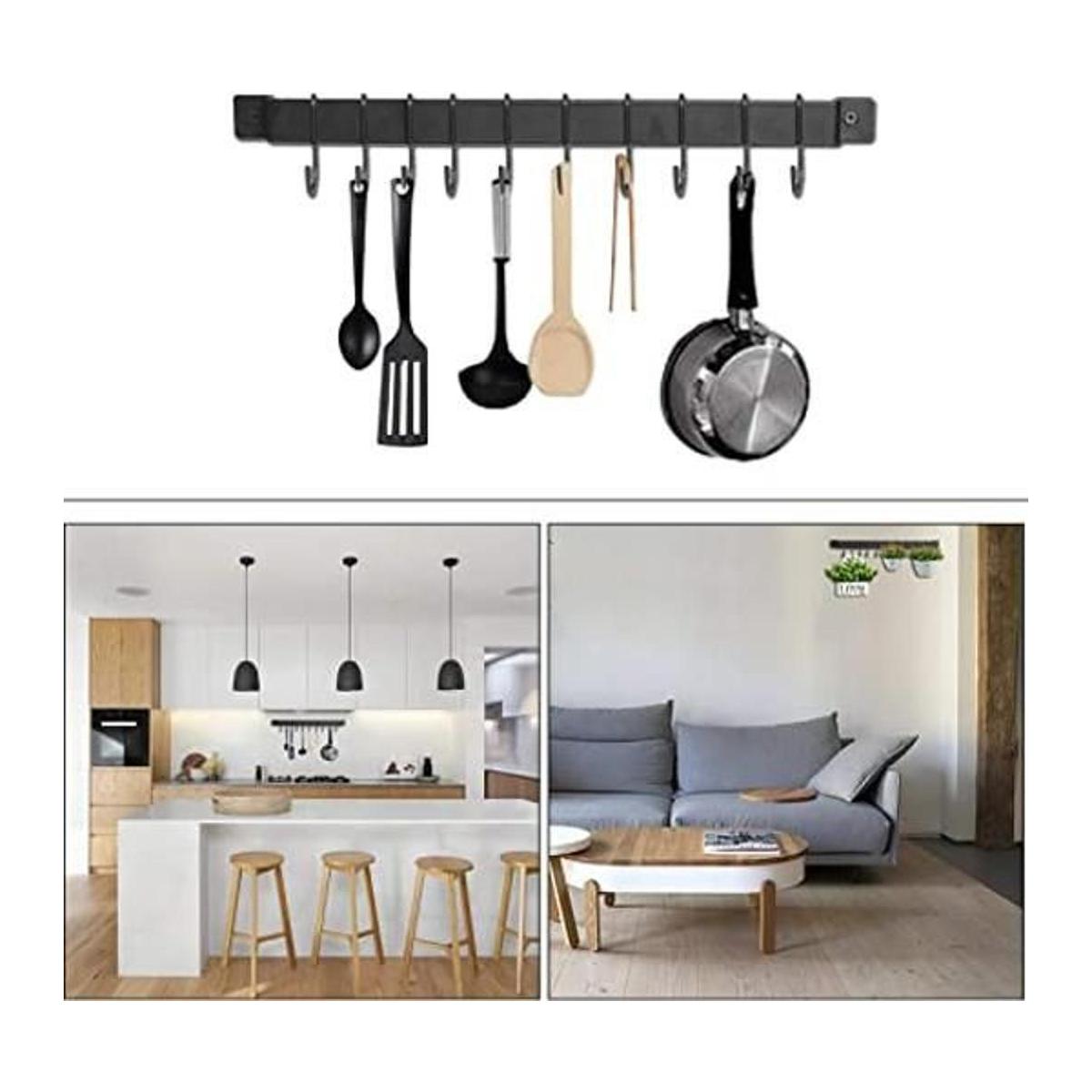Estante de cocina con 10 ganchos en forma de S estante