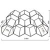 Estante de vino para encimera soporte para botella de_4
