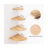 Estante esquinero para pared estante flotante de madera_6