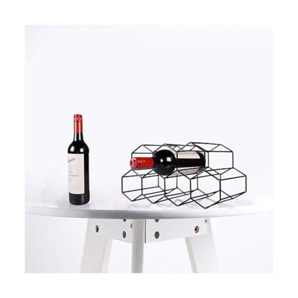 Estante de vino para encimera soporte para botella de_2