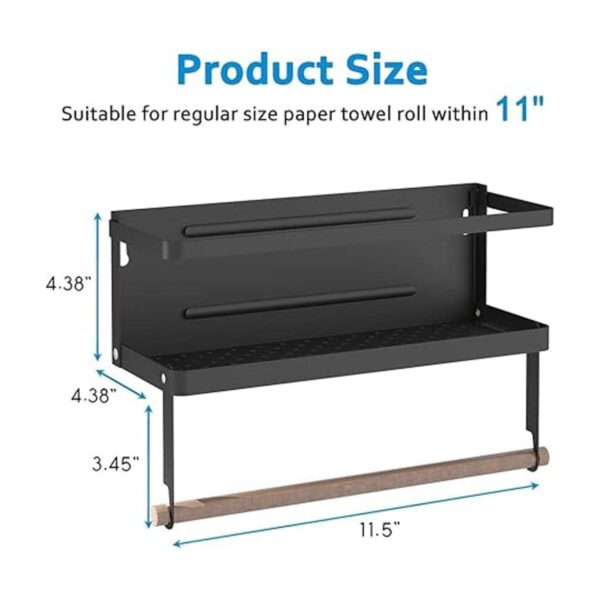 Estante magnético para especias Thipoten 2 en 1 plegable_2