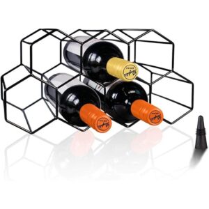 Estante de vino para encimera soporte para botella de_1