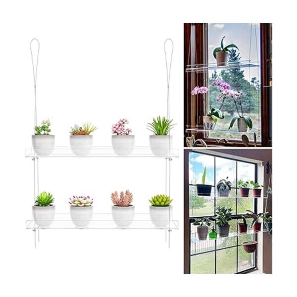 Estantes transparentes para colgar en la ventana para_2