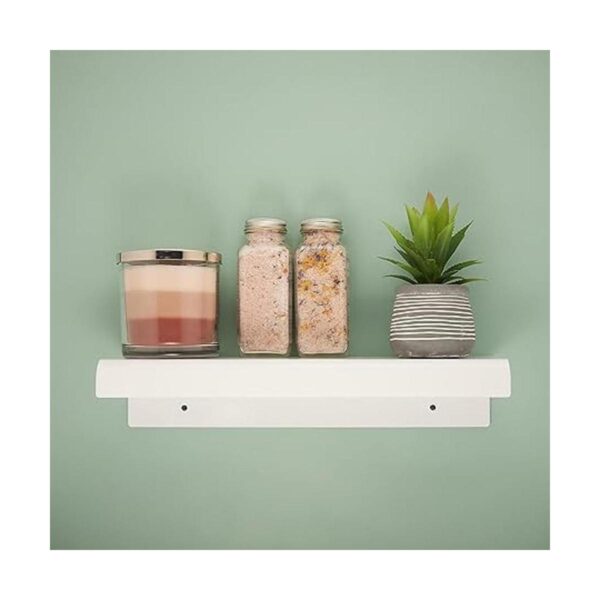 Estantería de pared flotante de acrílico transparente 2_3
