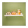 Estantería de pared flotante de acrílico transparente 2_4