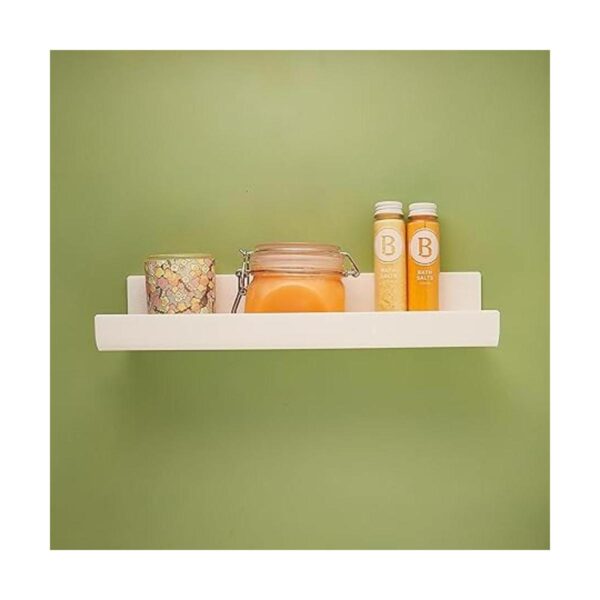 Estantería de pared flotante de acrílico transparente 2_4