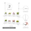 Estantes transparentes para colgar en la ventana para_4