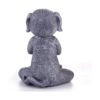 Estatua de perro meditante de Buda Perro zen Namaste