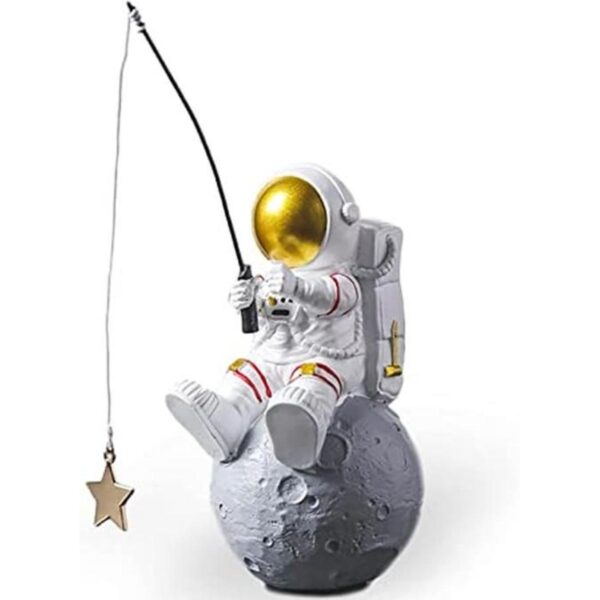 Estatua de astronauta figura de estrella de pesca de_1