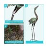 Estatuas de grúa de jardín esculturas de garza azul para_5