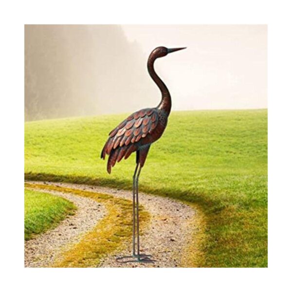 Estatuas y esculturas de grúa de jardín para exteriores_1