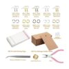 EuTengHao Ganchos para pendientes para hacer joyas kit de