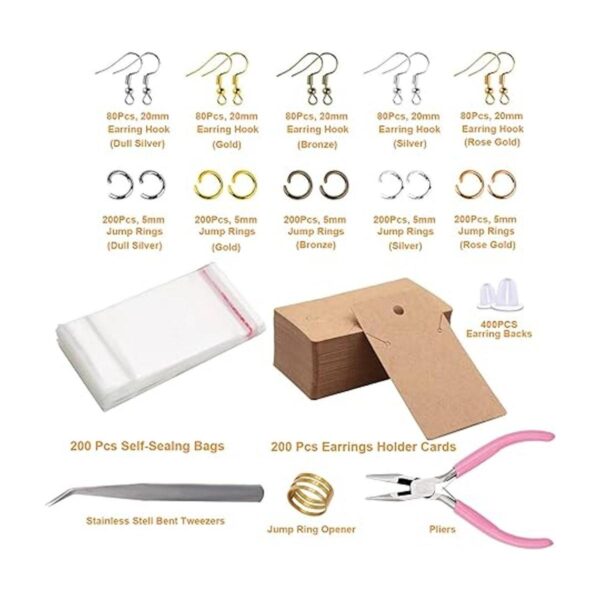 EuTengHao Ganchos para pendientes para hacer joyas kit de