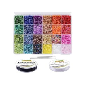 EuTengHao Kit de 9600 cuentas de tubo cuentas de semillas
