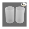 Eumyviv Juego de 2 lámparas de cristal esmerilado para_1