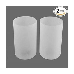 Eumyviv Juego de 2 lámparas de cristal esmerilado para_1