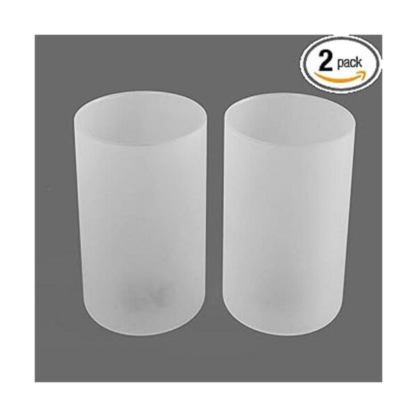 Eumyviv Juego de 2 lámparas de cristal esmerilado para_1