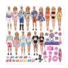 EuTengHao 78 piezas de ropa y accesorios para muñecas de_1