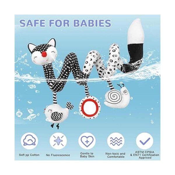 Euyecety Juguetes de peluche en espiral para bebé_3