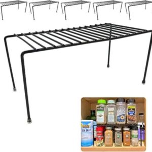 Evelots Paquete de 6 estantes organizadores de cocina