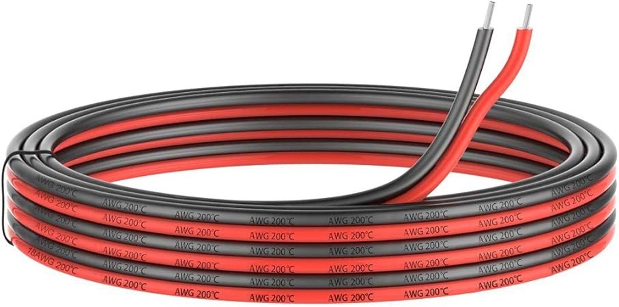 EvZ Cable eléctrico de silicona calibre 16 cable paralelo
