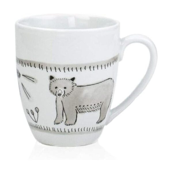Everything Kitchens Vajilla de 16 piezas con tazas Bear