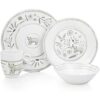 Everything Kitchens Vajilla de 16 piezas con tazas Bear
