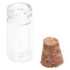 Exceart 50 mini botellas de deseos de 0.1 fl oz de corcho