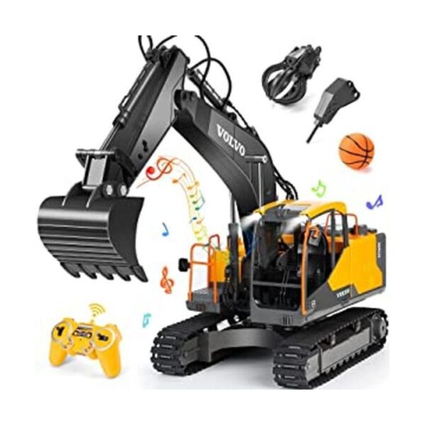 Excavadora RC 3 en 1 para camión de construcción pala y_1