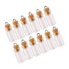 Exceart 50 mini botellas de deseos de 0.1 fl oz de corcho