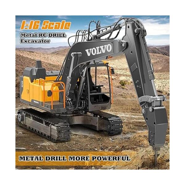Excavadora RC 3 en 1 para camión de construcción pala y_5