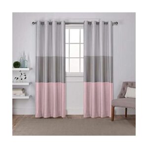 Exclusive Home Curtains Par de paños de cortina rústica a_1