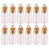 Exceart 50 mini botellas de deseos de 0.1 fl oz de corcho