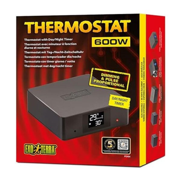 Exo Terra Termostato con temporizador de día y noche para
