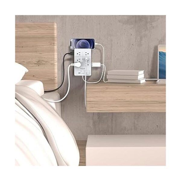 Extensor de salida Nikleb enchufe múltiple con puertos_5