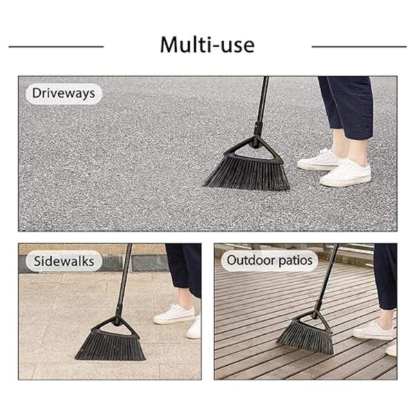 Eyliden Escoba comercial para exteriores resistente con_6